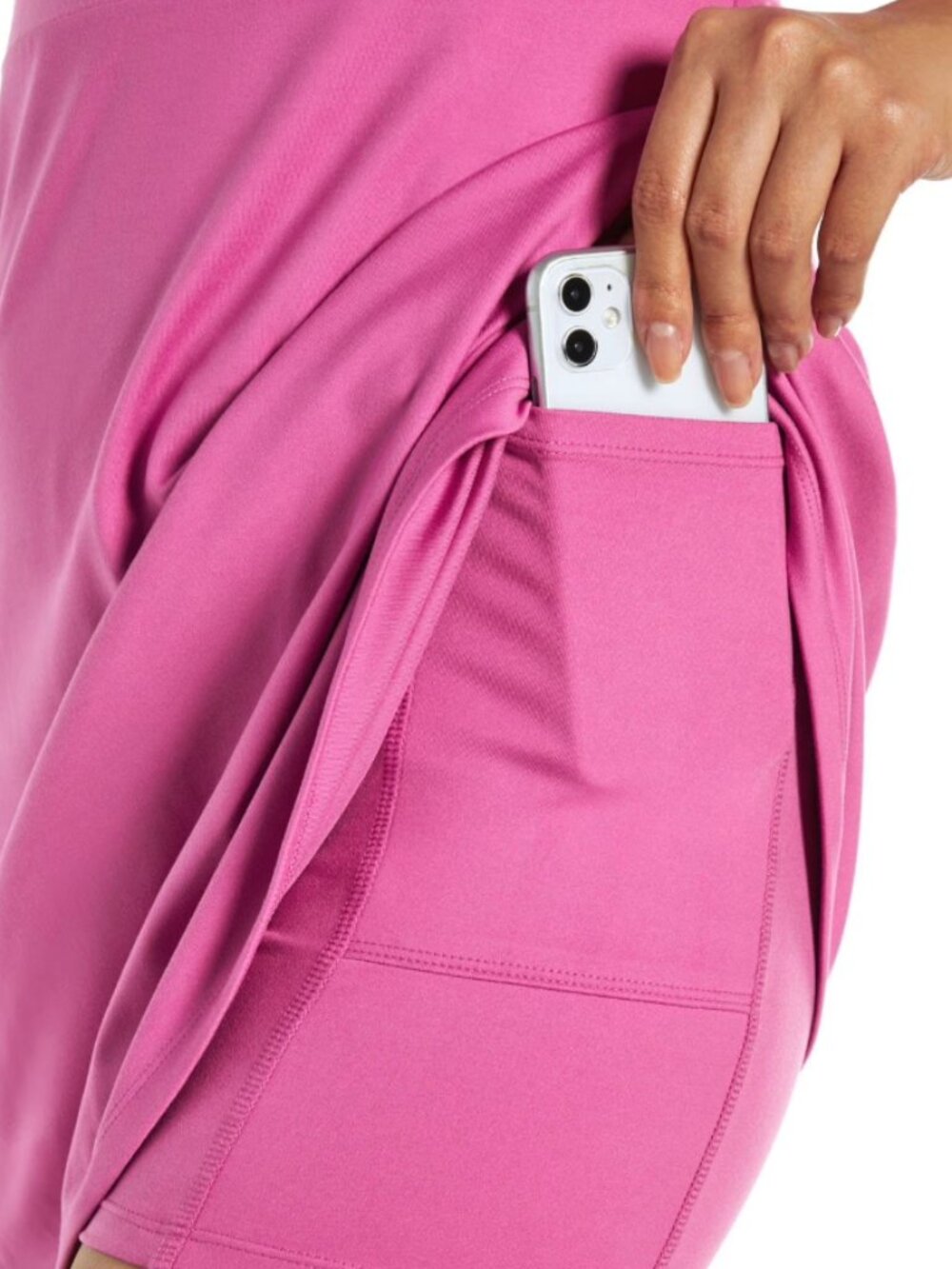 GapFit Women's Active Tank Athletic Skort Mini Dress in Pink Size XL - Picture 8 of 8